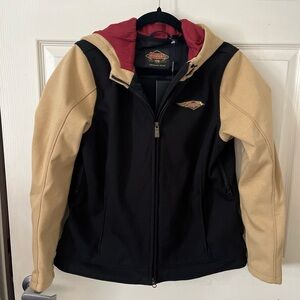 Harley-Davidson Black and Tan 120th Anniversary Jacket Women’s L NWT